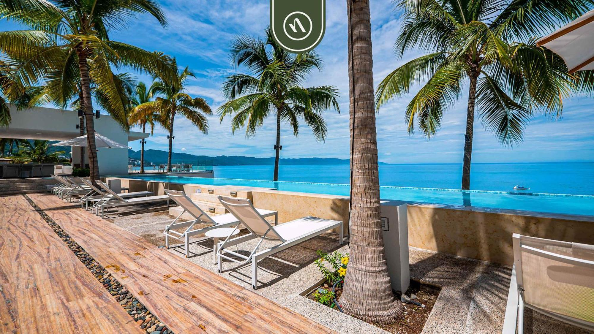 Amazing Apt With Ocean View - King Bed Puerto Vallarta Exteriör bild
