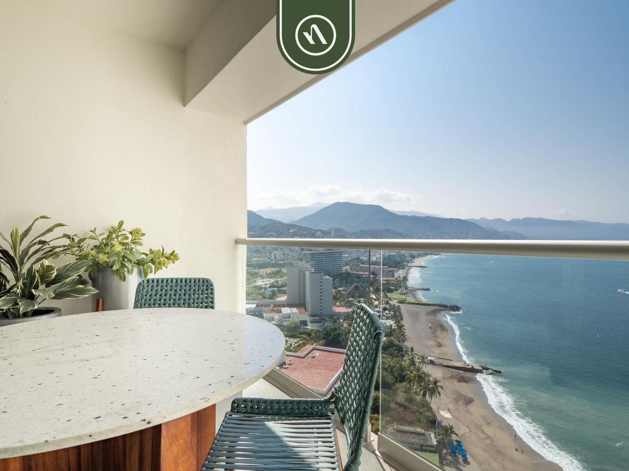 Amazing Apt With Ocean View - King Bed Puerto Vallarta Exteriör bild