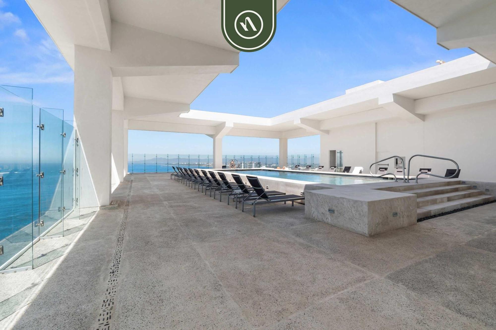 Amazing Apt With Ocean View - King Bed Puerto Vallarta Exteriör bild