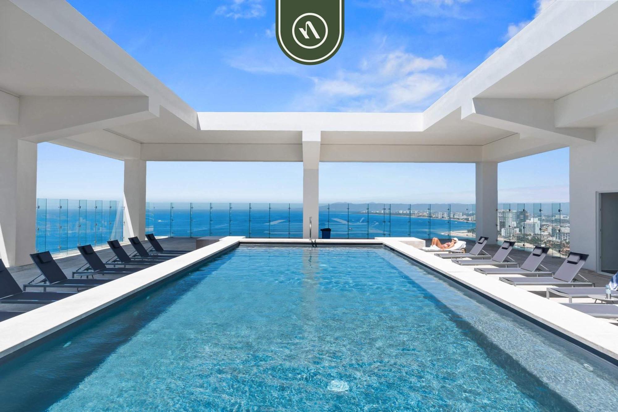 Amazing Apt With Ocean View - King Bed Puerto Vallarta Exteriör bild