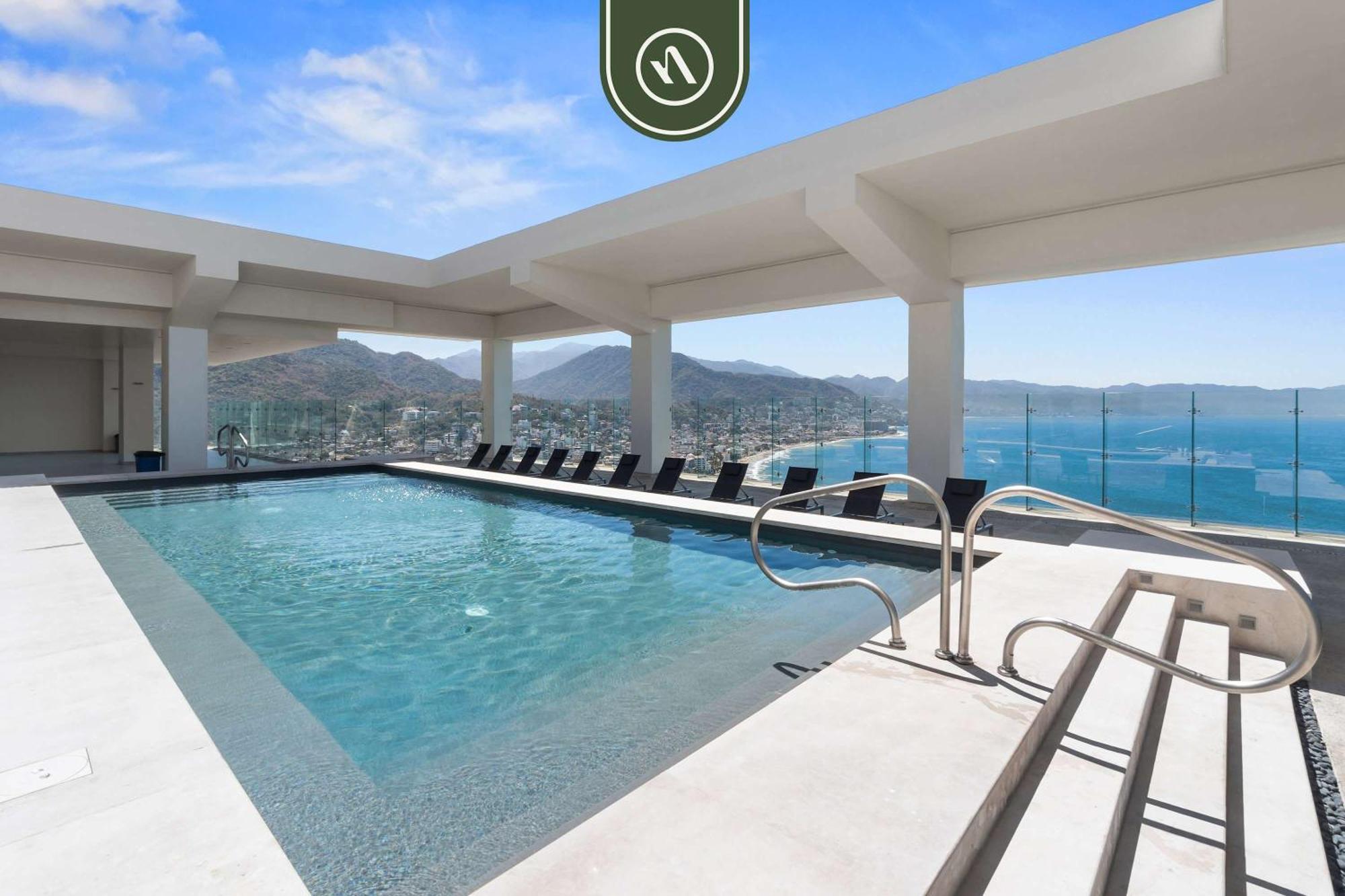 Amazing Apt With Ocean View - King Bed Puerto Vallarta Exteriör bild